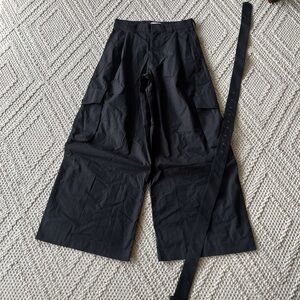 Dries Van Noten DVN Wide Belted Baggy Pants